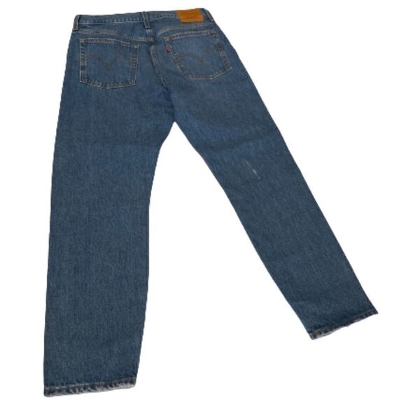 Levi’s Premium Wedgie Distressed Straight Leg Jeans. Size 28 EUC - Picture 3 of 9